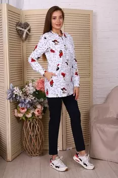 Костюм трикотажный Арланда (белый)