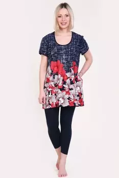 Костюм трикотажный Аксинья (красный) рр