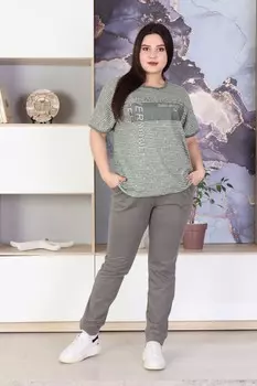 Костюм трикотажный Бернардетта (хаки)