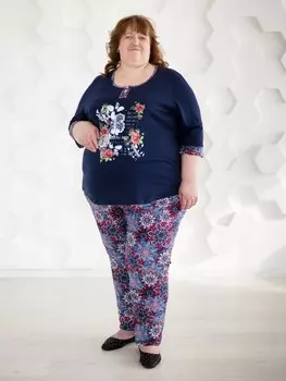 Костюм трикотажный Боня (синий) рр