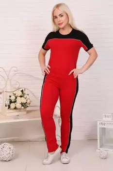 Костюм трикотажный Бриттни (красный) рр