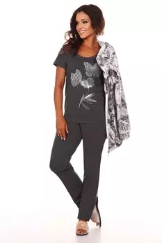 Костюм трикотажный Дарья (серый) рр