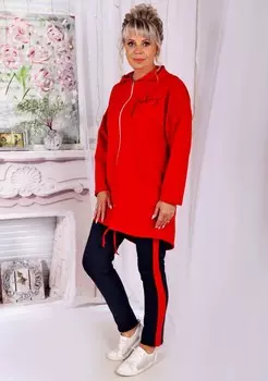 Костюм трикотажный Доника (красный) рр