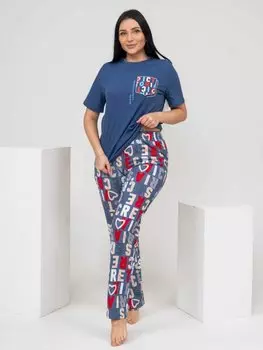 Костюм трикотажный Доретея (синий)