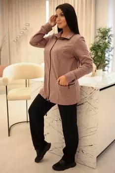 Костюм трикотажный Феруза (какао)