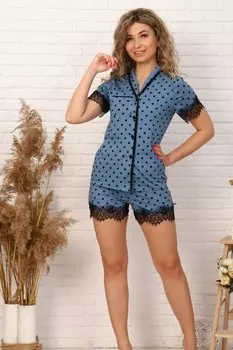 Костюм трикотажный Гейла (голубой) рр