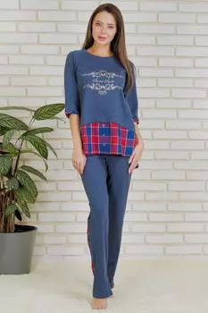 Костюм трикотажный Идилия (синий) рр