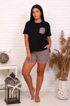 Костюм трикотажный Илисандра (черный)