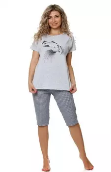 Костюм трикотажный Эда (серый) рр