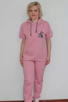 Костюм трикотажный Эльвира (бледно-розовый)