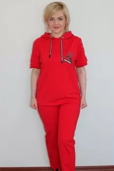 Костюм трикотажный Эльвира (красный) рр
