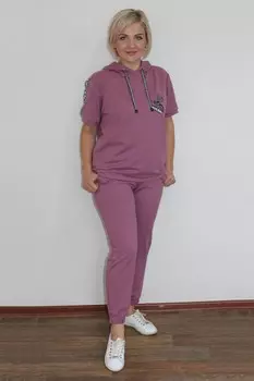 Костюм трикотажный Эльвира (темно-розовый)