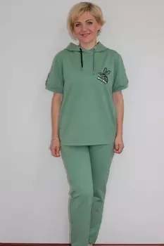 Костюм трикотажный Эльвира (зеленый) рр