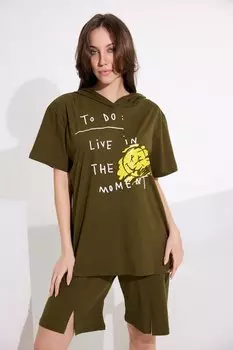 Костюм трикотажный Элинора (хаки)