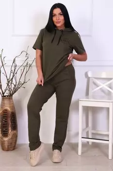Костюм трикотажный Элверда (хаки) рр
