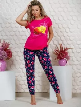 Костюм трикотажный Кактус (малиновый)