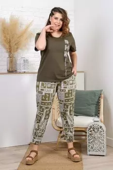 Костюм трикотажный Калантия (хаки)