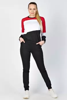 Костюм трикотажный Карлей (красно-белый)