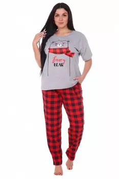 Костюм трикотажный Кэрри (красный)