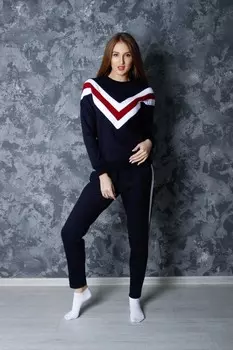 Костюм трикотажный Кэтрин (синий) рр