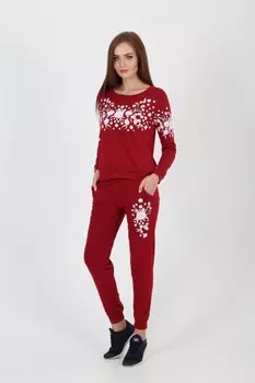 Костюм трикотажный Кеира (красный)