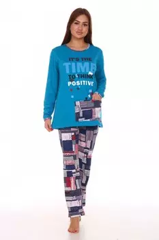 Костюм трикотажный Коломбина (голубой) рр