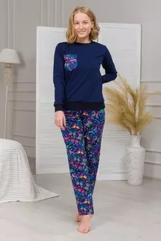 Костюм трикотажный Контраст (бабочки)