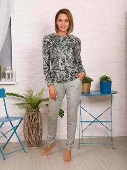 Костюм трикотажный Льюви (хаки)