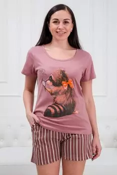 Костюм трикотажный Ларк (сухая роза)