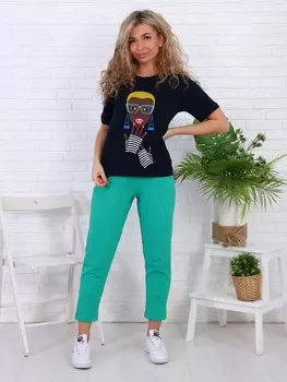 Костюм трикотажный Лиора (ярко-зеленый)