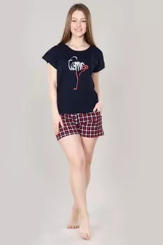 Костюм трикотажный Марго (сине-красный) рр