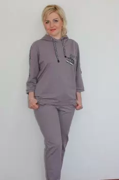 Костюм трикотажный Мария (серый)