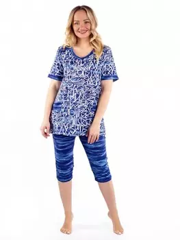 Костюм трикотажный Меган (синий)