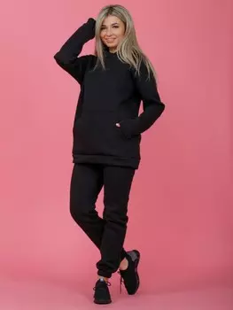 Костюм трикотажный Нежность (черный)