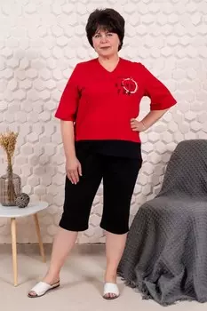 Костюм трикотажный Никаль (красный) рр