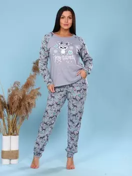 Костюм трикотажный Олененок (мятные сердечки) от