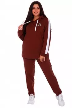 Костюм трикотажный Шарлин (коричневый) рр