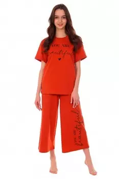 Костюм трикотажный Сиара (терракотовый)