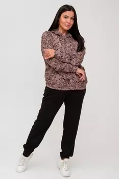 Костюм трикотажный Стэки (коричневый)