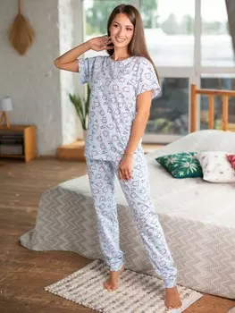 Костюм трикотажный Тайра (голубой)