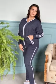 Костюм трикотажный Тамара (синий)