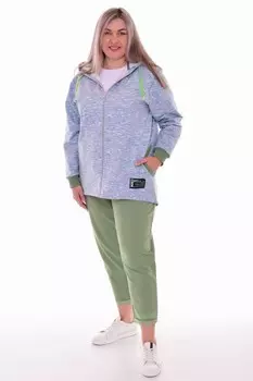 Костюм трикотажный Тереса (оливково-голубой)