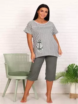 Костюм трикотажный Вира (хаки)