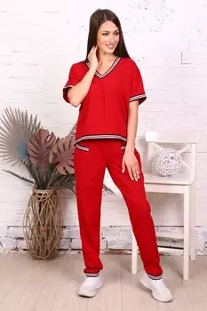 Костюм трикотажный Зайни (красный)