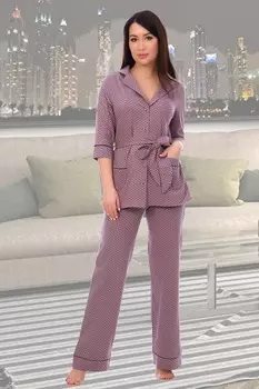 Костюм трикотажный Зульфия (коричневый) рр