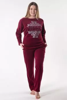 Костюм велюровый Айви (красный) рр