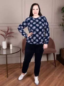 Костюм велюровый Кинни (синий)