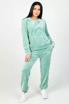 Костюм велюровый Медвежонок (ментоловый)