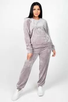 Костюм велюровый Медвежонок (серый)