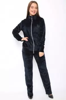 Костюм велюровый Сади (синий) рр